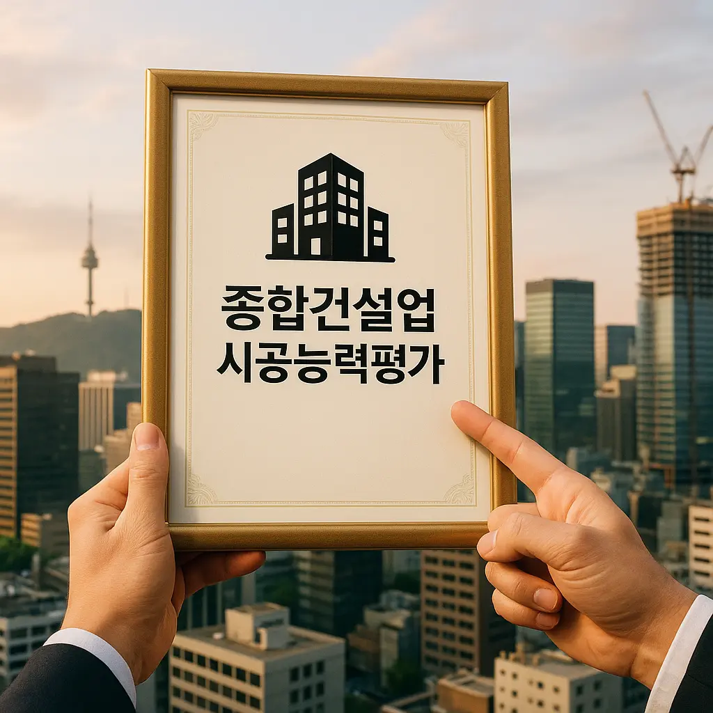 종합건설업 시공능력평가액 공시 2025년 기준